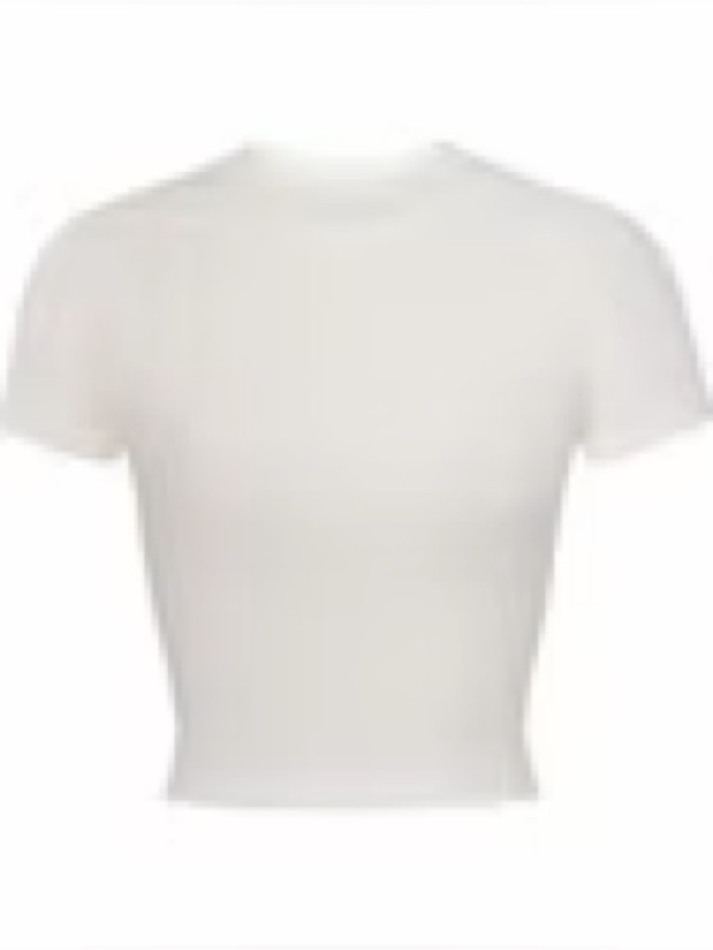Skims New Vintage Cropped Raglan T-Shirt - White